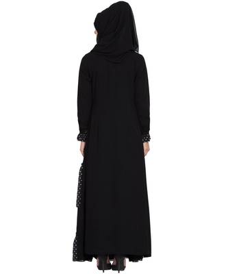 Black Plain kashibo Abaya 5