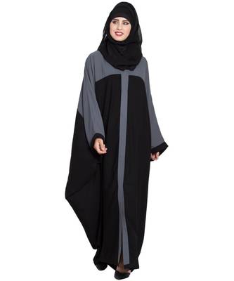 Black Plain kashibo Abaya 2
