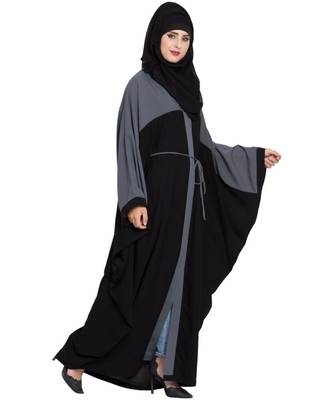 Black Plain kashibo Abaya 5
