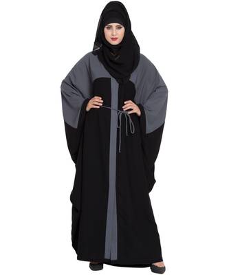 Black Plain kashibo Abaya 6