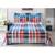 Multicolor checked bed-sheets
