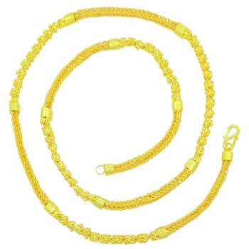 Saizen Dazzling Yellow Gold Chain For Men/Boys/Boyfriend/Husband & Unisex 1