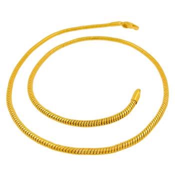 Saizen Dazzling Yellow Gold Chain For Men/Boys/Boyfriend/Husband & Unisex 2