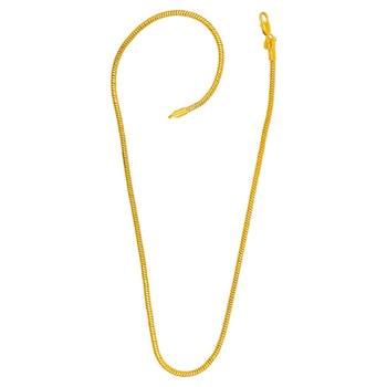 Saizen Dazzling Yellow Gold Chain For Men/Boys/Boyfriend/Husband & Unisex 3
