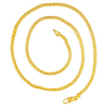 Saizen Dazzling Yellow Gold Chain For Men/Boys/Boyfriend/Husband & Unisex 1
