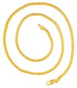 Saizen Dazzling Yellow Gold Chain For Men/Boys/Boyfriend/Husband & Unisex