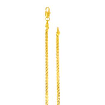 Saizen Dazzling Yellow Gold Chain For Men/Boys/Boyfriend/Husband & Unisex 4