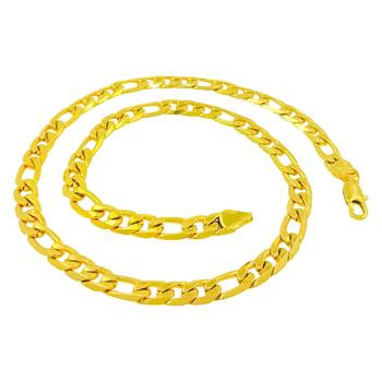 Saizen Dazzling Yellow Gold Chain For Men/Boys/Boyfriend/Husband & Unisex 2