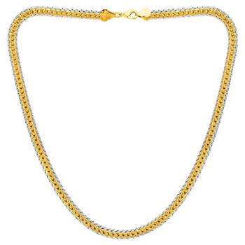 Saizen Dazzling  Gold & Silver Chain For Men/Boys/Boyfriend/Husband & Unisex 2