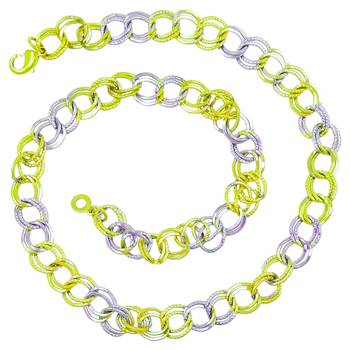 Saizen Dazzling  Gold & Silver Chain For Men/Boys/Boyfriend/Husband & Unisex 1