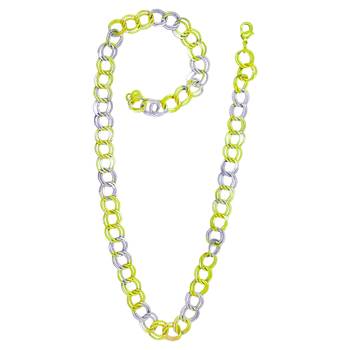 Saizen Dazzling  Gold & Silver Chain For Men/Boys/Boyfriend/Husband & Unisex 3