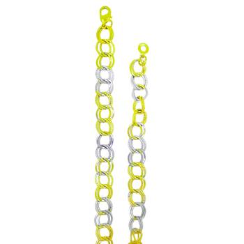 Saizen Dazzling  Gold & Silver Chain For Men/Boys/Boyfriend/Husband & Unisex 4