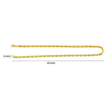 Saizen Ch179 Daily Wear Gold-Plated Plated Stainless Steel Chain 2