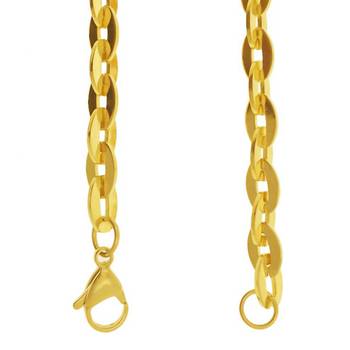 Saizen Ch179 Daily Wear Gold-Plated Plated Stainless Steel Chain 5