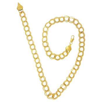 Saizen Ch188 Designer Yellow Gold Double Wheat Chain With Smooth Finish Gold-Plated Plated Stainless Steel Chain 2
