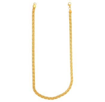 Saizen Ch214 Cool Yellow Gold Plated Chain For Men, Boyfriend & Husband Gold-Plated Plated Stainless Steel Chain 3