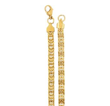 Saizen Ch214 Cool Yellow Gold Plated Chain For Men, Boyfriend & Husband Gold-Plated Plated Stainless Steel Chain 4