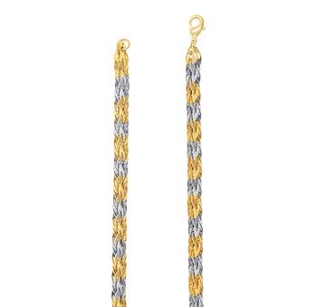Saizen Gold&Silver Plated Stainless Steel Chain 4