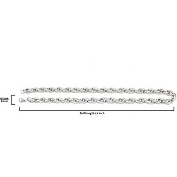 Saizen Dazzling  Silver Chain For Men/Boys/Boyfriend/Husband & Unisex 4