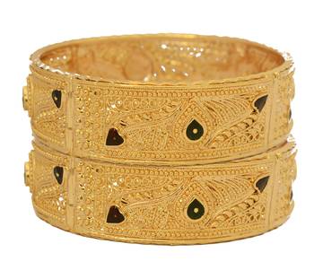 One gram Gold bangles #588 1