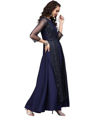 Women's Flared Crepe Kurta 5