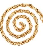 22k gold plated honey singh multi links broad chain 24"