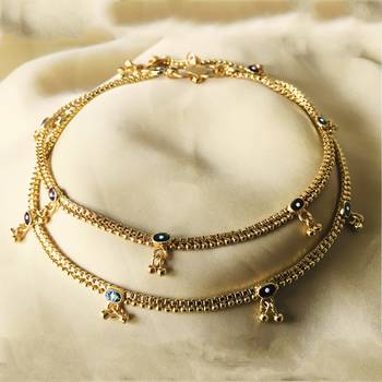 Gold anklets 1