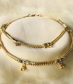 Gold anklets