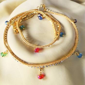 Gold anklets 1