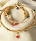 Gold anklets