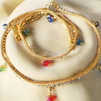 Gold anklets 2