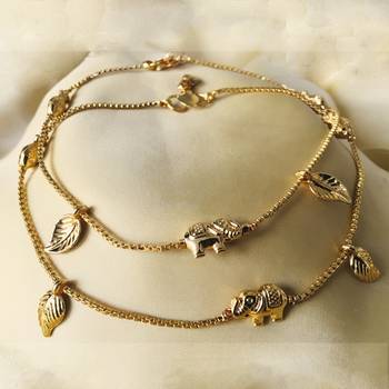 Gold anklets 1