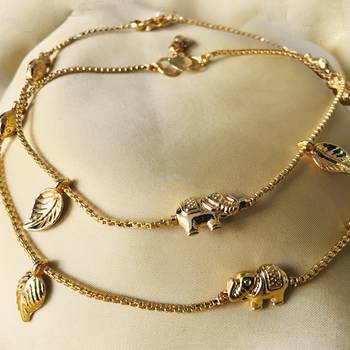 Gold anklets 2