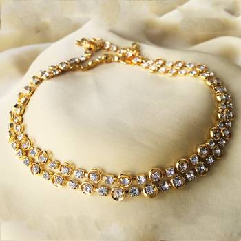 Gold anklets 1