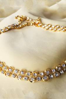 Gold anklets