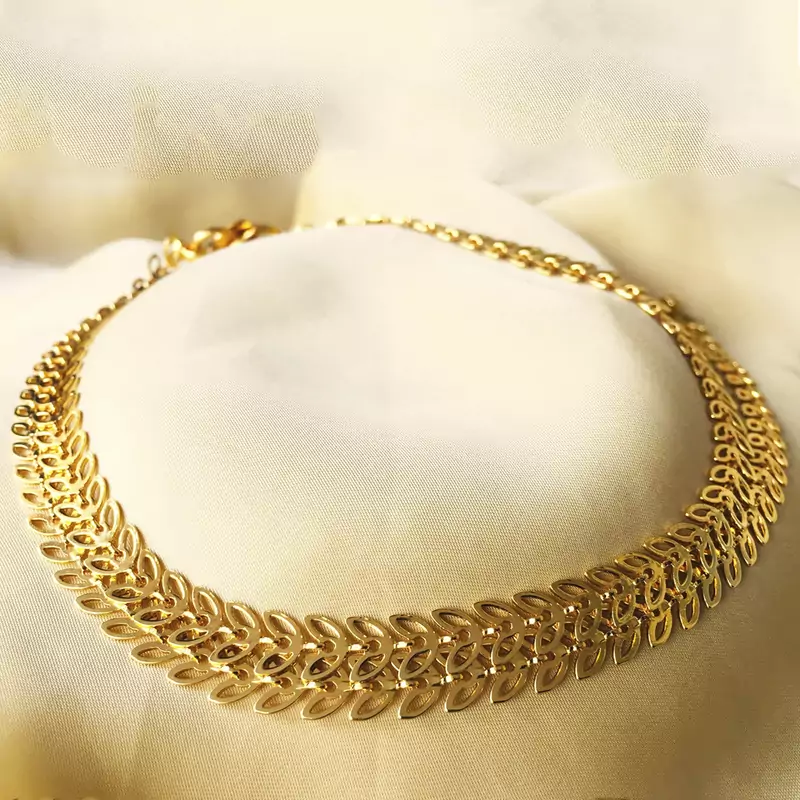 Gold anklets