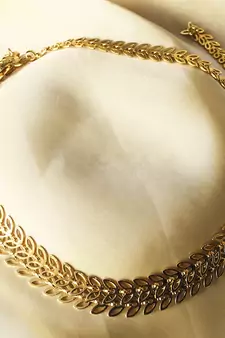 Gold anklets