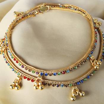 Gold anklets 2