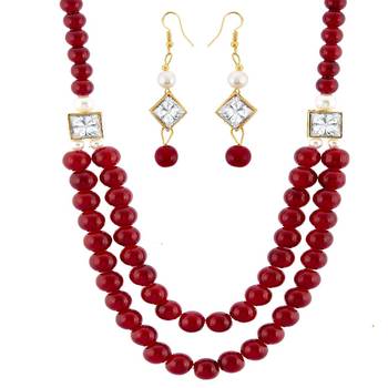 Red necklaces 1