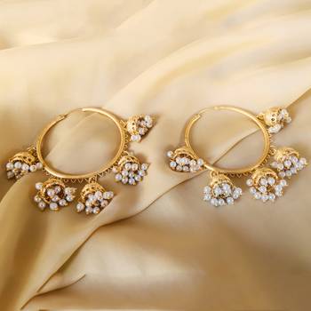 Gold earrings 2