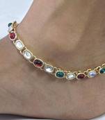 Multicolor anklets