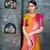 Yellow woven art silk saree with blouse