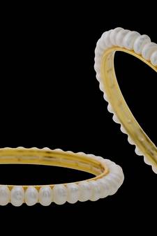 NATURAL FRESH WATER PEARLS BANGLES