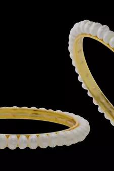 NATURAL FRESH WATER PEARLS BANGLES