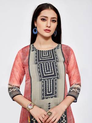 Multicolor printed georgette kurti 4