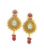 Traditional Polki Dangler Earrings