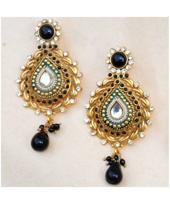 Traditional Polki Dangler Earrings 1