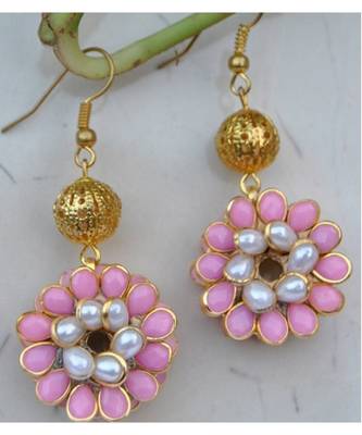Pink Pacchi Dangler Earrings 1