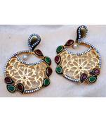 Traditional Gold Dangler Earrings