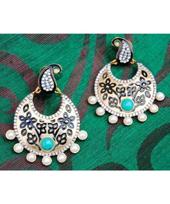 Traditional Gold Dangler Earrings 1